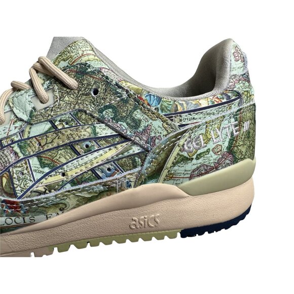 🌍 Atmos x ASICS Gel Lyte 3 OG 'Aged Map' 🌟 Sz W6.5 & W7.5 (1201A856-300) 👟 Ships - Picture 8 of 15